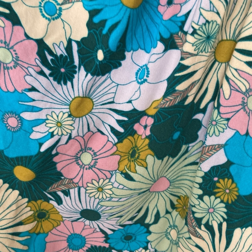 3/$24 SO dress Halter neck swing mini dress floral print dress boho M jr - Picture 8 of 17